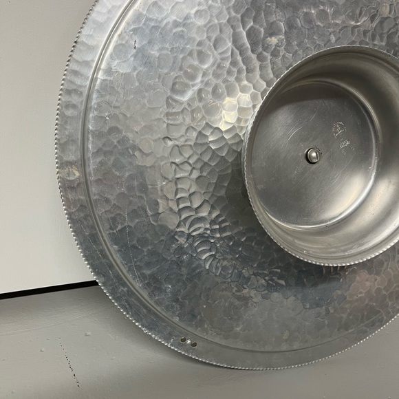 Vintage Trade Continental Hand Wrought Lazy Susan #518 - Picture 9 of 9